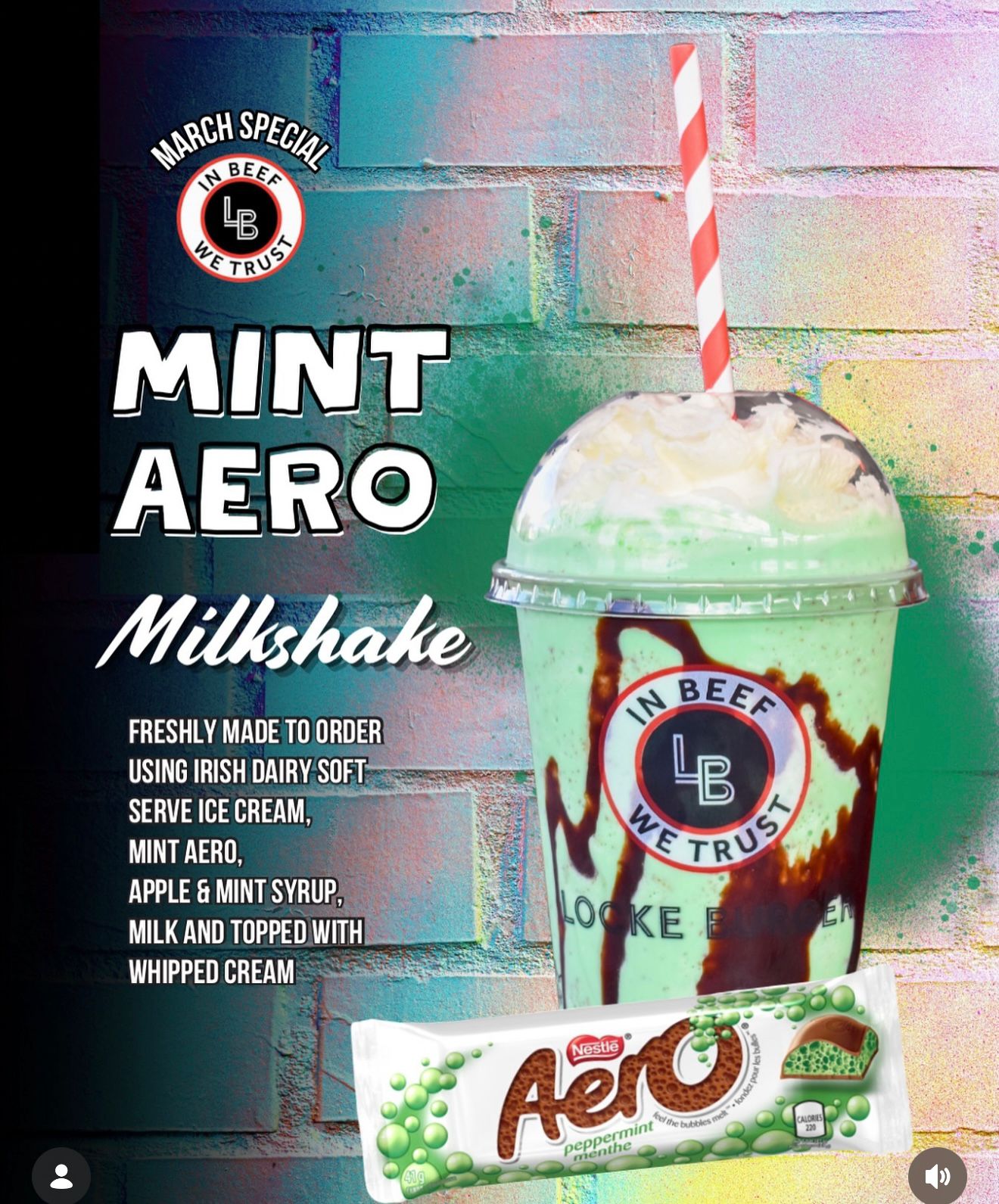 Special - Mint Aero Milkshake